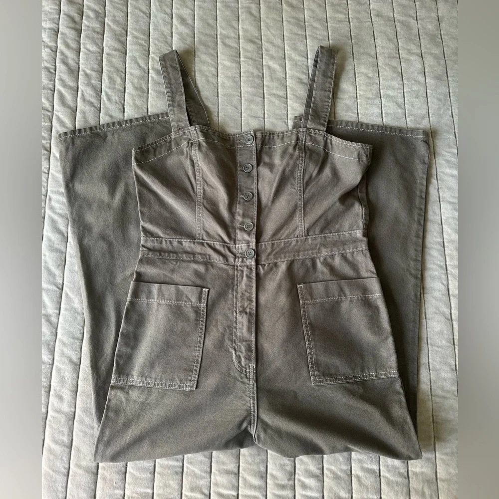 Reformation Amory Green Jumpsuit - 12 - Picture 3 of 13